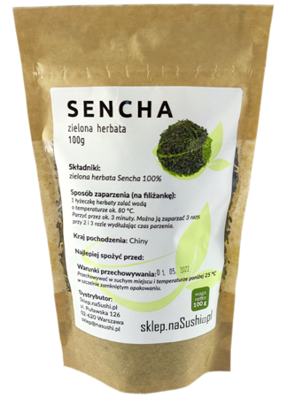 Herbata Sencha zielona herbata 100g
