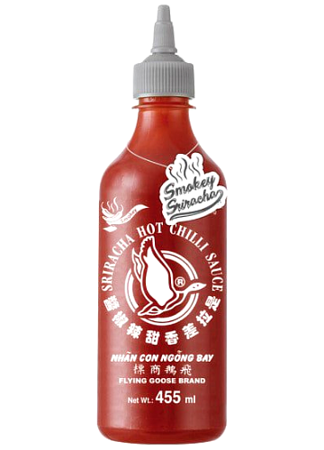 Sos chilli 61% Smokey Sriracha 455ml Flying Goose