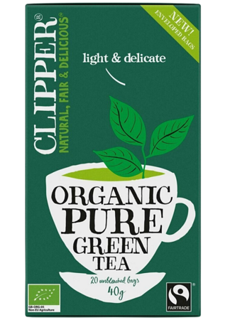 Zielona herbata BIO, 20 saszetek Clipper
