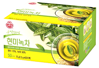 Zielona herbata z brązowym ryżem - 50 torebek Ottogi