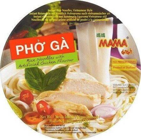 Zupa Pho Ga drobiowa z makaronem ryżowym 65g MAMA