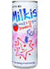 Milkis - mleczny napój gazowany o smaku truskawkowym z witaminami 250ml Lotte